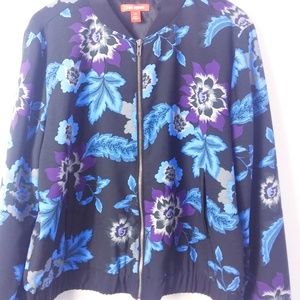 Joe Fresh Floral Bomber Jacket L/G